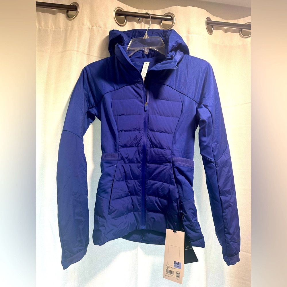 Lululemon Down For It All Jacket Size 2 Color Psych